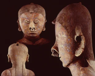 Detalles de figura sentada, Cultura Chinesco